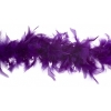 Chandelle Turkey Flat Boa 2Yds Purple Approx. 40g